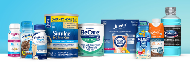 Grouping of Abbott adult and pediatric nutrition products