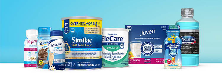 Grouping of Abbott adult and pediatric nutrition products