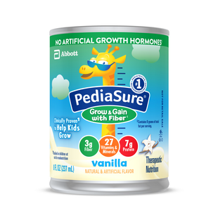 PediaSure<sup>®</sup> Grow & Gain with Fiber Therapeutic Nutrition Shake