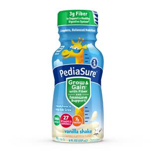 PediaSure<sup>®</sup> Grow & Gain with Fiber Shake